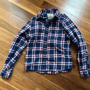 Hollister flannel button shirt, Men’s medium